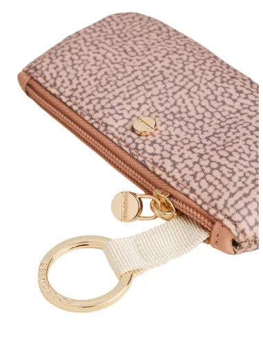 Borbonese key case in recycled fabric...