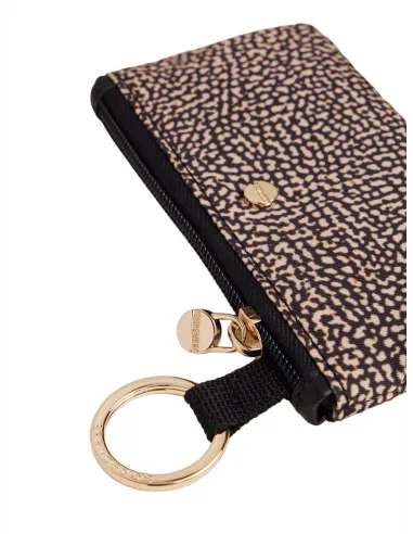 Borbonese key case in recycled fabric...