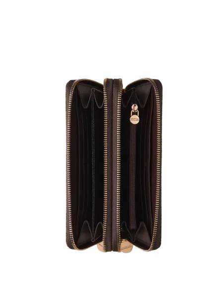 Borbonese women's wallet with two zipped compartments