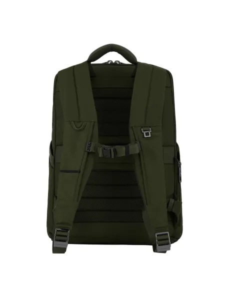 Piquadro Wallaby computer and iPad®Pro 12.9" backpack in recycled fabric, green