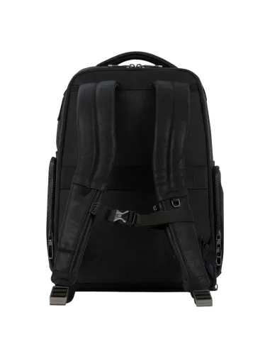Piquadro Rhino computer and iPad Pro 12.9 backpack with anti theft cable black