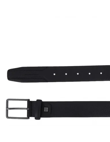 Cintura in pelle Piquadro Rhino, nera