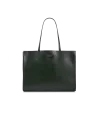 The Bridge Mirra leather shopping bag, Malachite