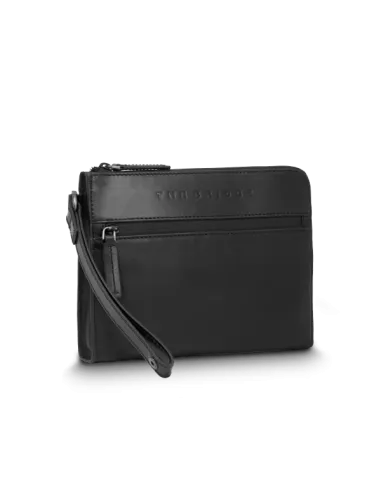 Herren Leder Clutch Tasche mit Henkel...