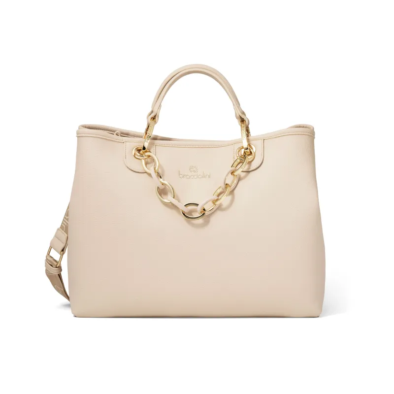 Braccialini Beth women's handbag, beige