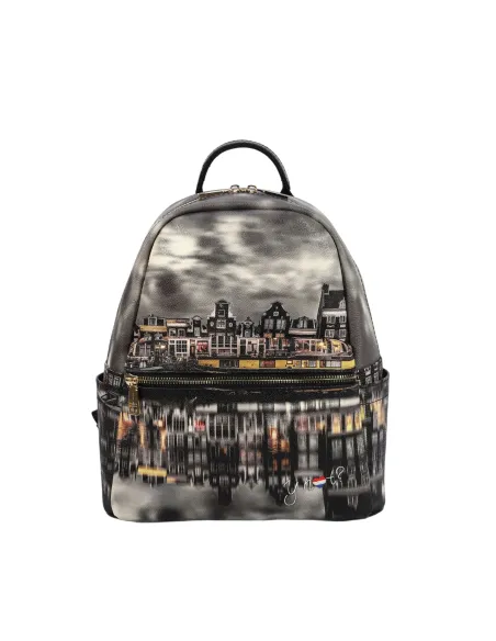 Ynot zipped women's backpack, Mirror