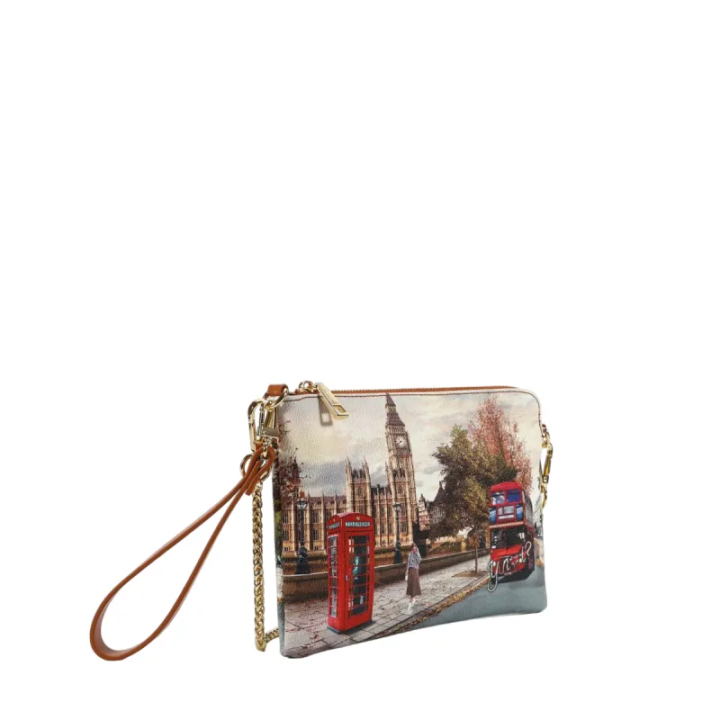Ynot clutch bag with chain strap, London Street 2