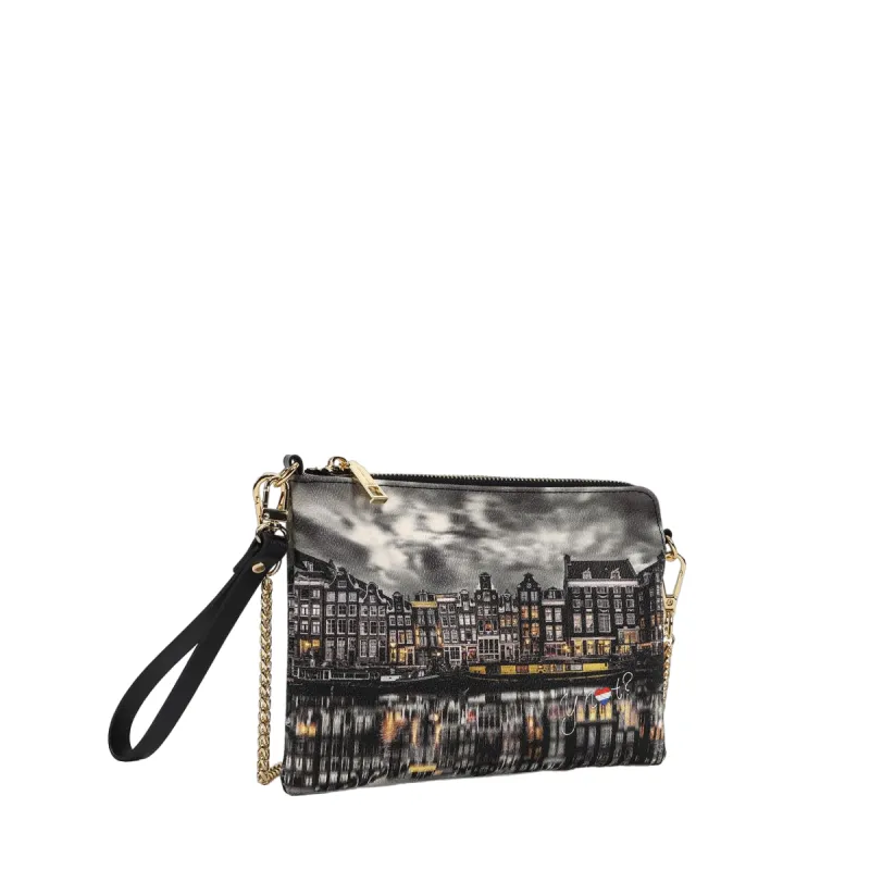 Ynot Clutch Bag mit Kettenriemen, Mirror 2