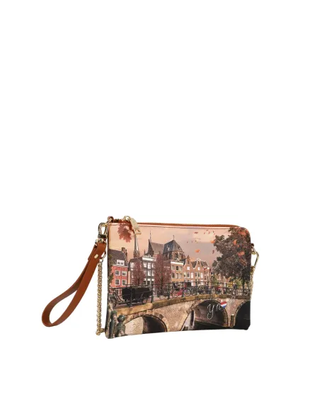 Ynot Clutch Bag mit Kettenriemen, Autumn River