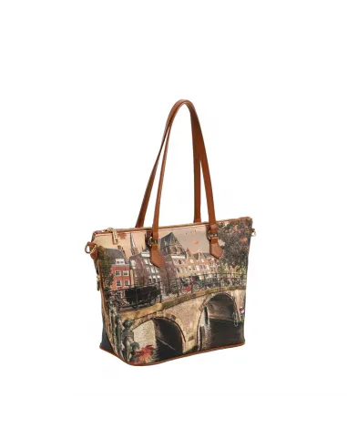 Ynot medium shopping bag, autumn river