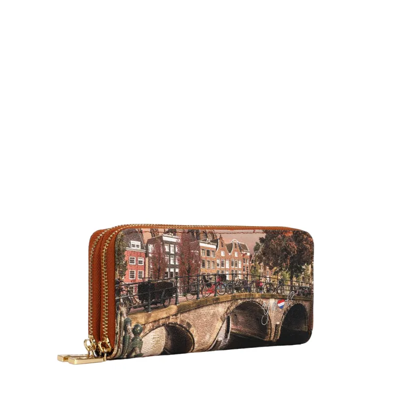 Ynot women's wallet with two zipped compartments, autumn... 2