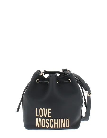 Love Moschino small bucket bag, black