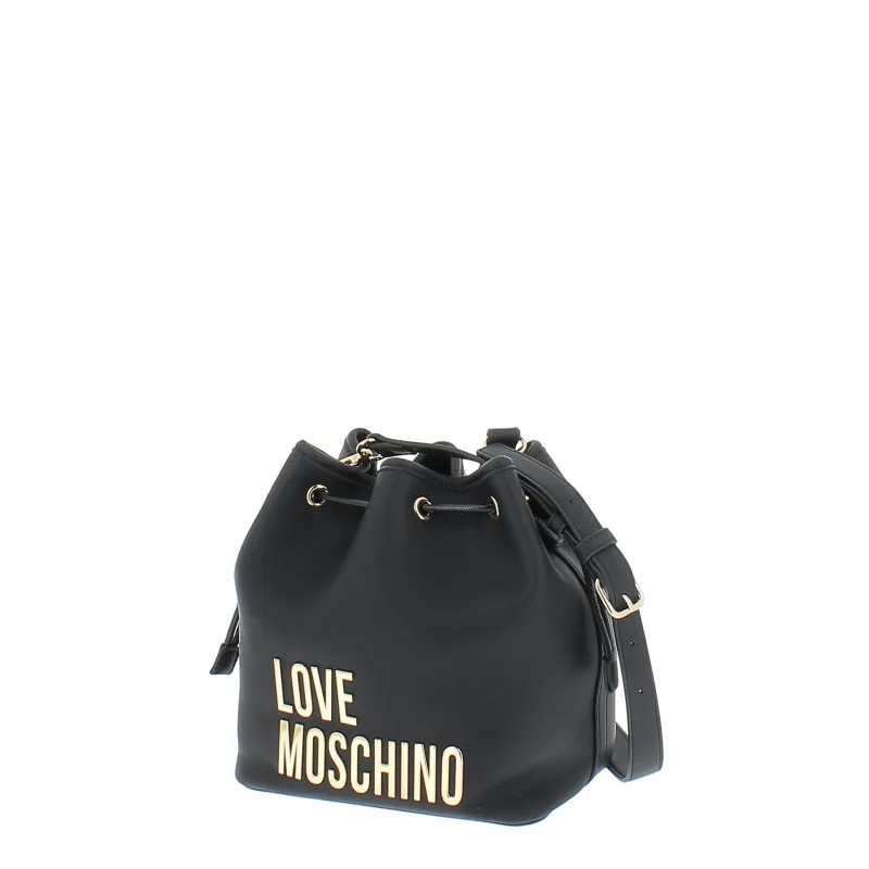 Borsa a secchiello Love Moschino, nero 2