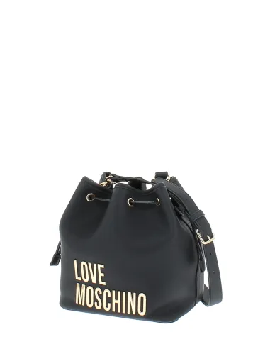 Love Moschino small bucket bag, black