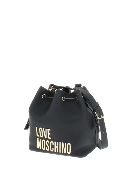 Love Moschino kleine Eimertasche für Frauen, schwarz