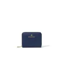 Braccialini Basic Small Women's Leather Wallet with Zip Closure, blue