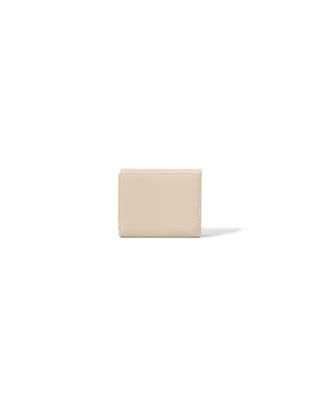 Kleine Damengeldbörse mit externem Münzfach Braccialini Basic, beige