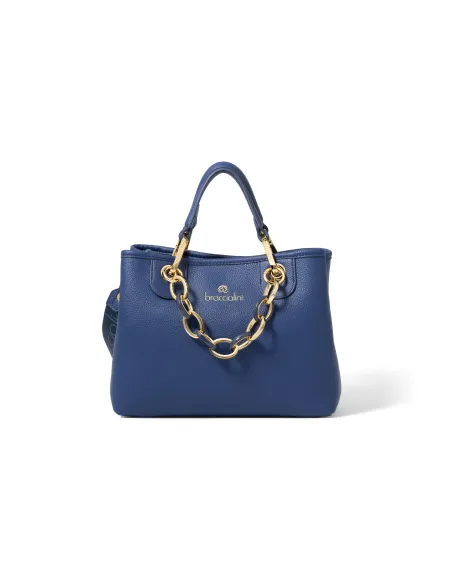 Kleine Damen-Handtasche Braccialini Beth, blau