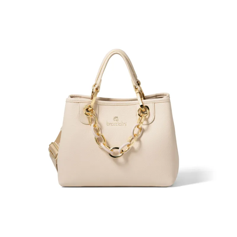 Kleine Damen-Handtasche Braccialini Beth, beige