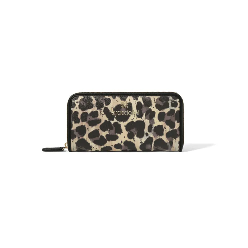 Damen-Geldbörsen Braccialini Beth Special, leopard