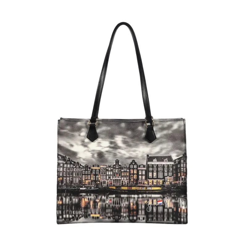 Shopping con chiusura con zip Ynot mirror