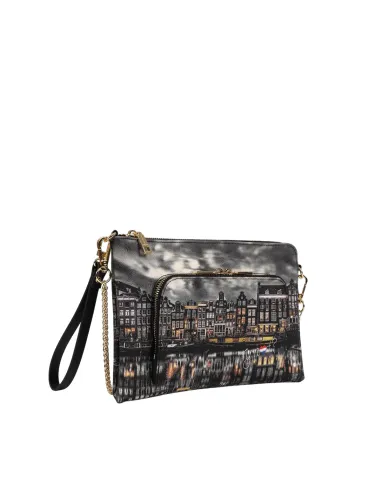 Ynot clutch bag with chain, handle...