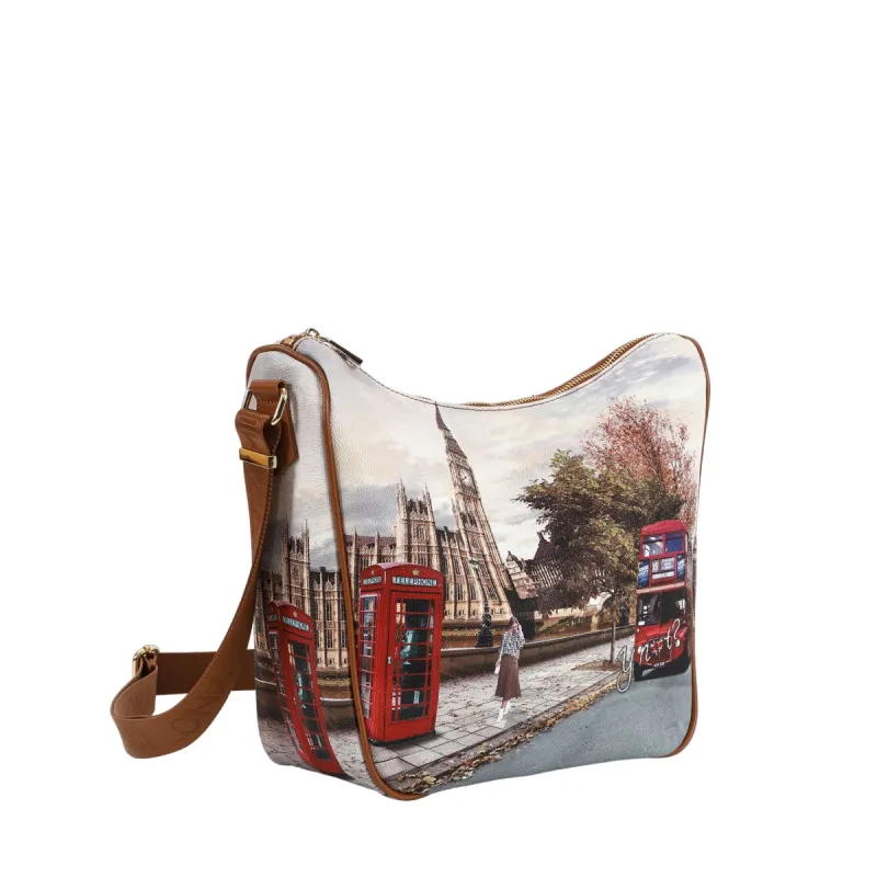 Ynot women's shoulder bag with zip fastener london street 2