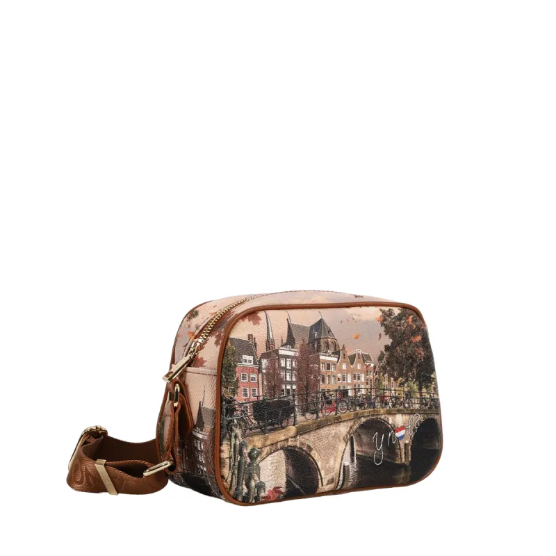 Ynot mittelgroße Umhängetasche für Frauen, autumn river 2