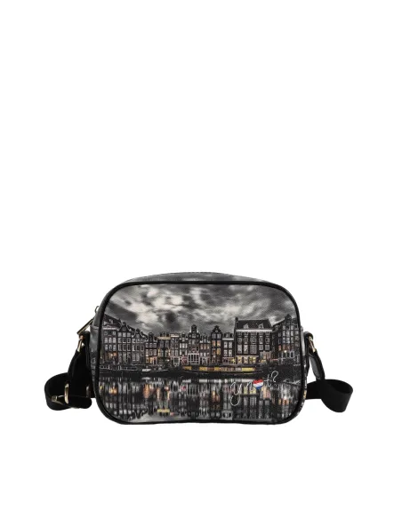 Ynot medium-sized women's cross-body bag, mirror