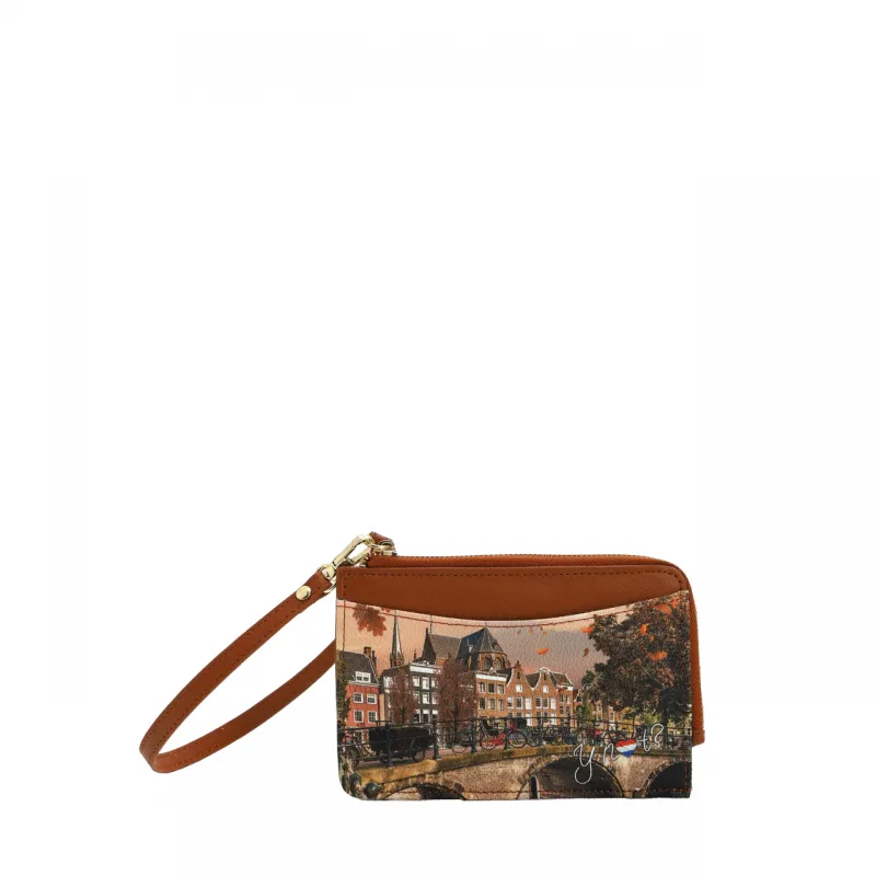 Coin pouch with credit card slots Ynot, autumn river