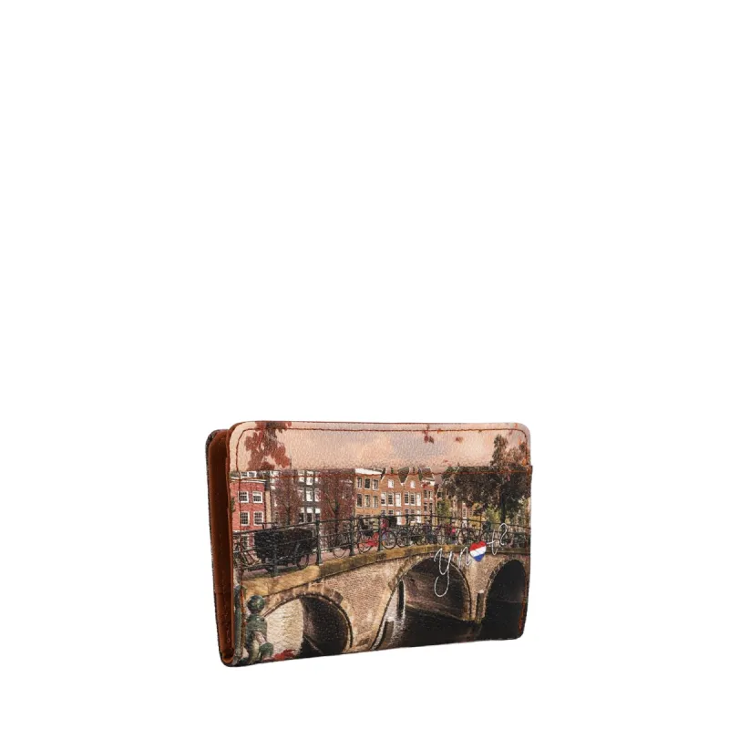 Ynot credit card and ID holder, autumn river 2