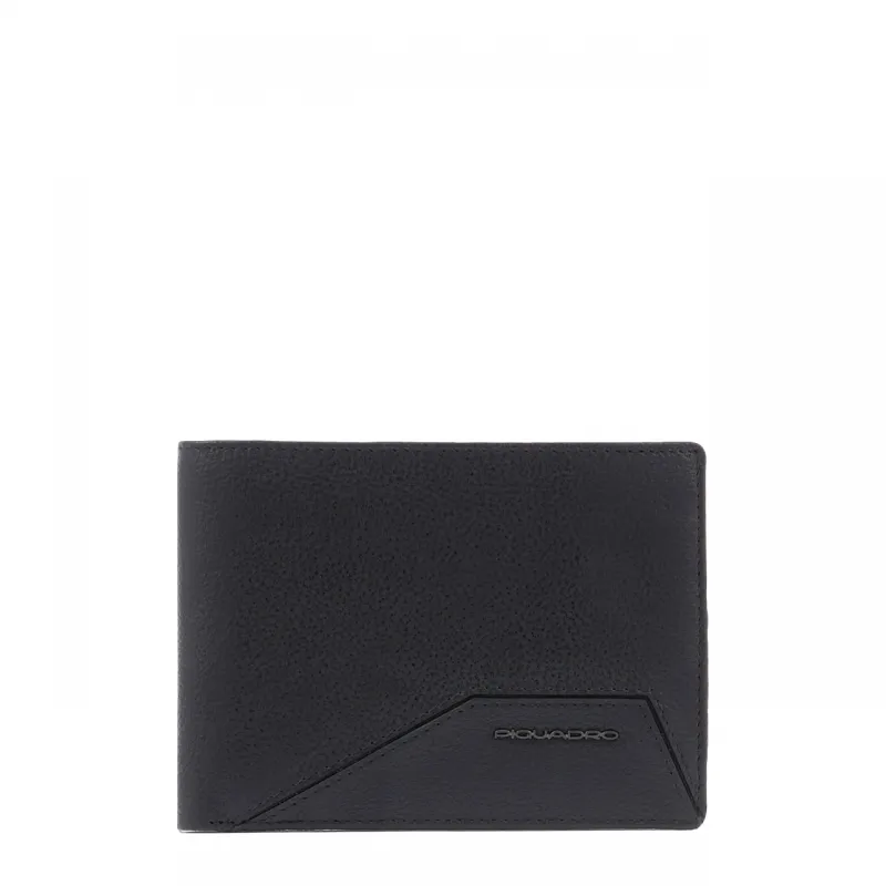 Piquadro Rhino men's wallet with coin pocket, black 2