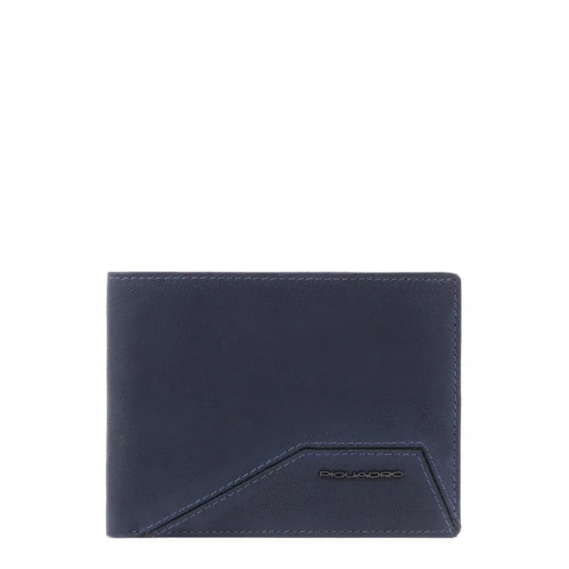 Herren-Geldbörse mit Münzfach Piquadro Rhino, blau 2