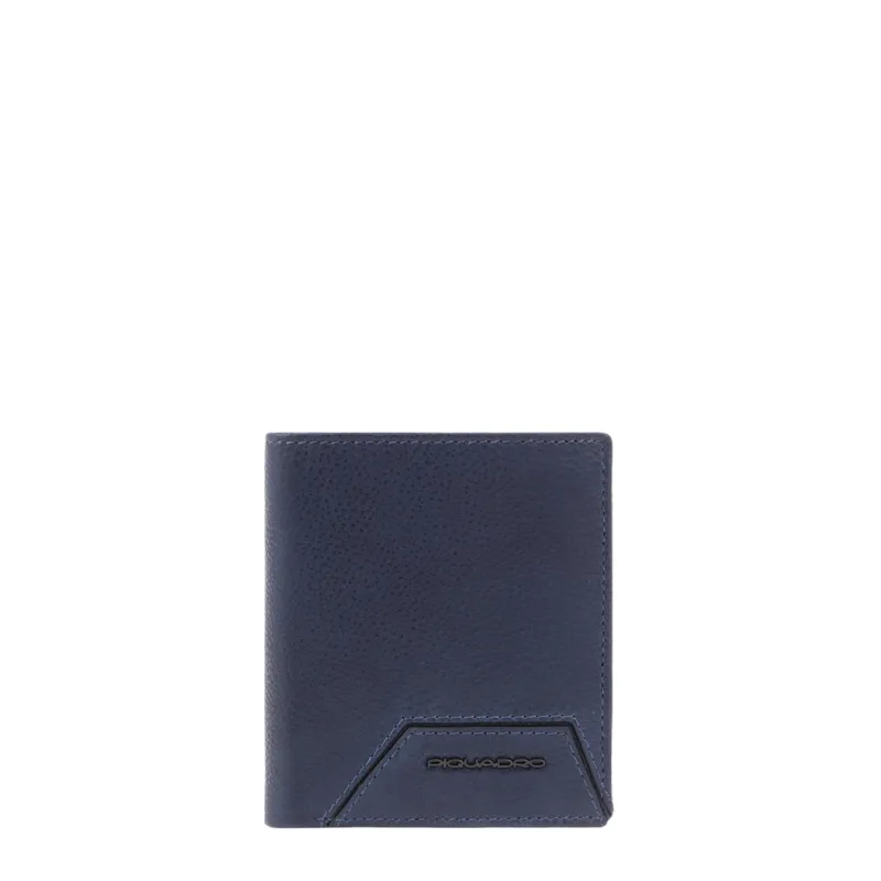 Herren-Geldbörse mit Münzfach Piquadro Rhino, blau 2