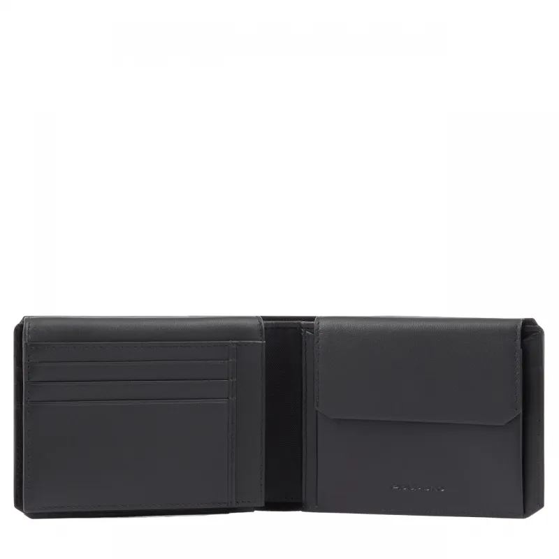 Portafogli uomo Piquadro Brief2 con porta monete e...