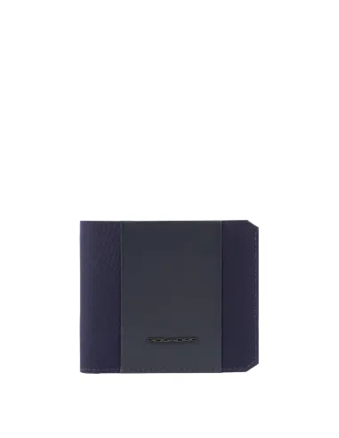 Portafogli uomo in tessuto e pelle...