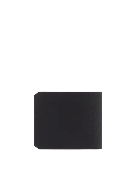 Portafogli uomo in tessuto e pelle Piquadro Brief2, nero