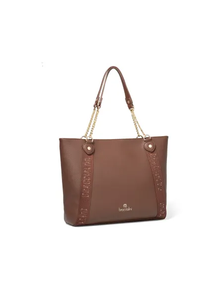 Braccialini Giselle shopping bag, brown