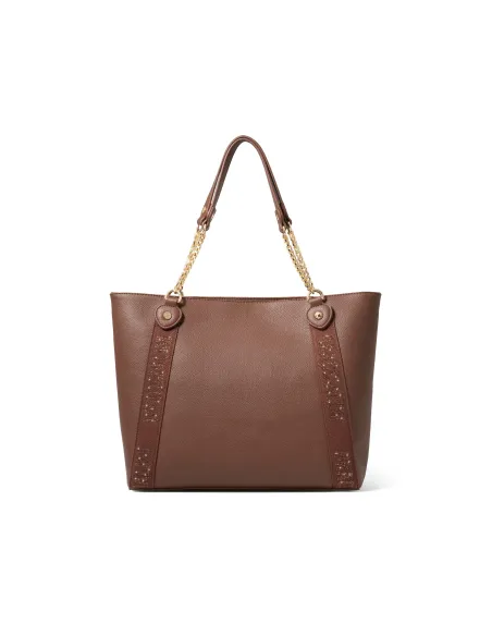 Braccialini Giselle shopping bag, brown