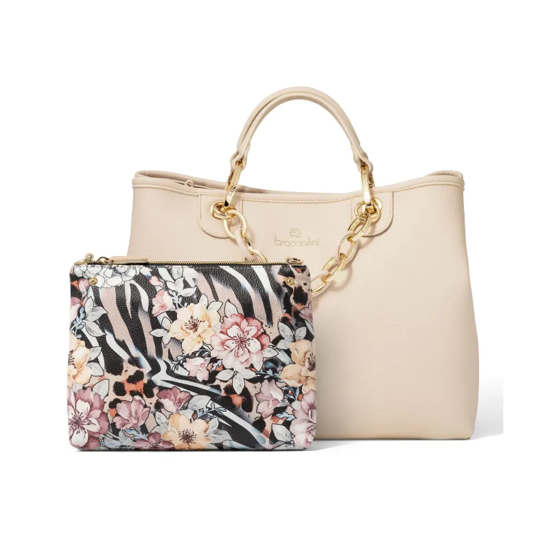 Borsa a mano Braccialini Beth, beige 2