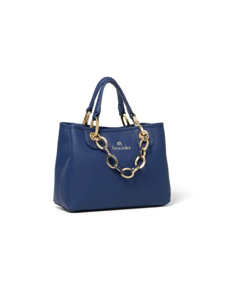 Borsa donna a mano piccola Braccialini Beth, blu