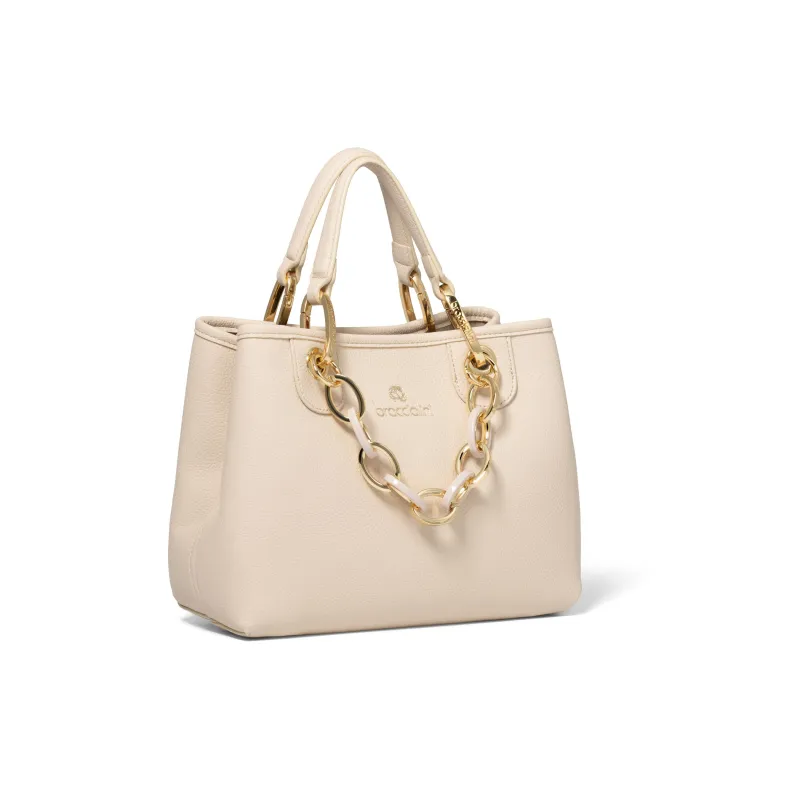 Kleine Damen-Handtasche Braccialini Beth, beige 2
