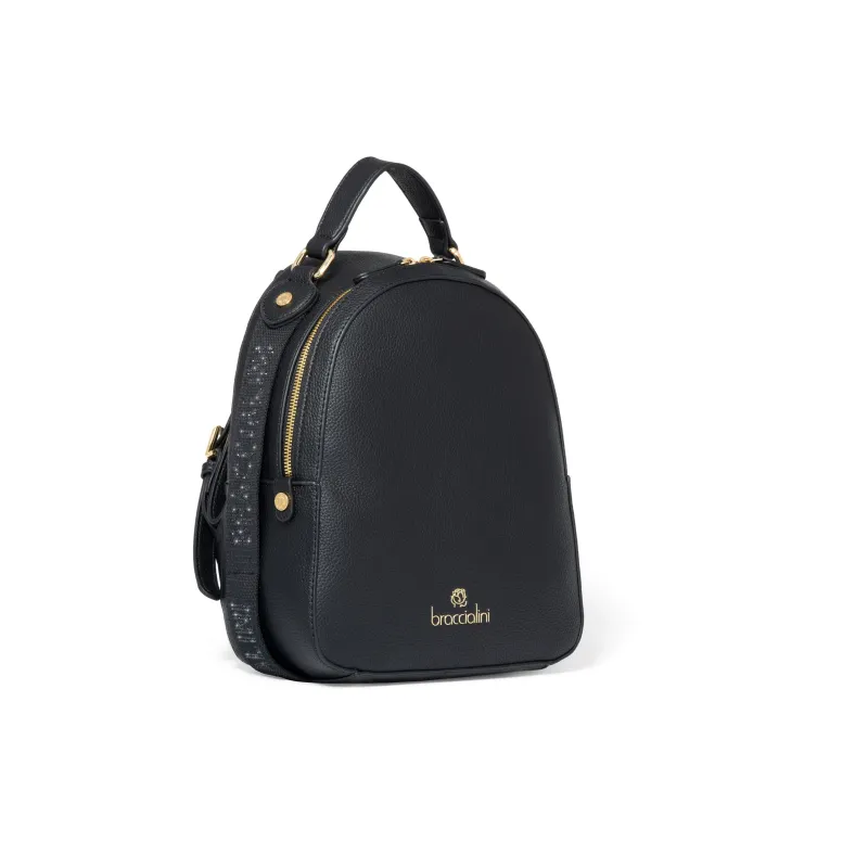 Damen-Rucksack Braccialini Giselle, schwarz 2