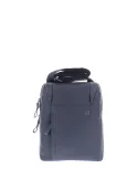 Piquadro Pan Herren-Umhängetasche aus Leder mit iPad®-Fach, blau