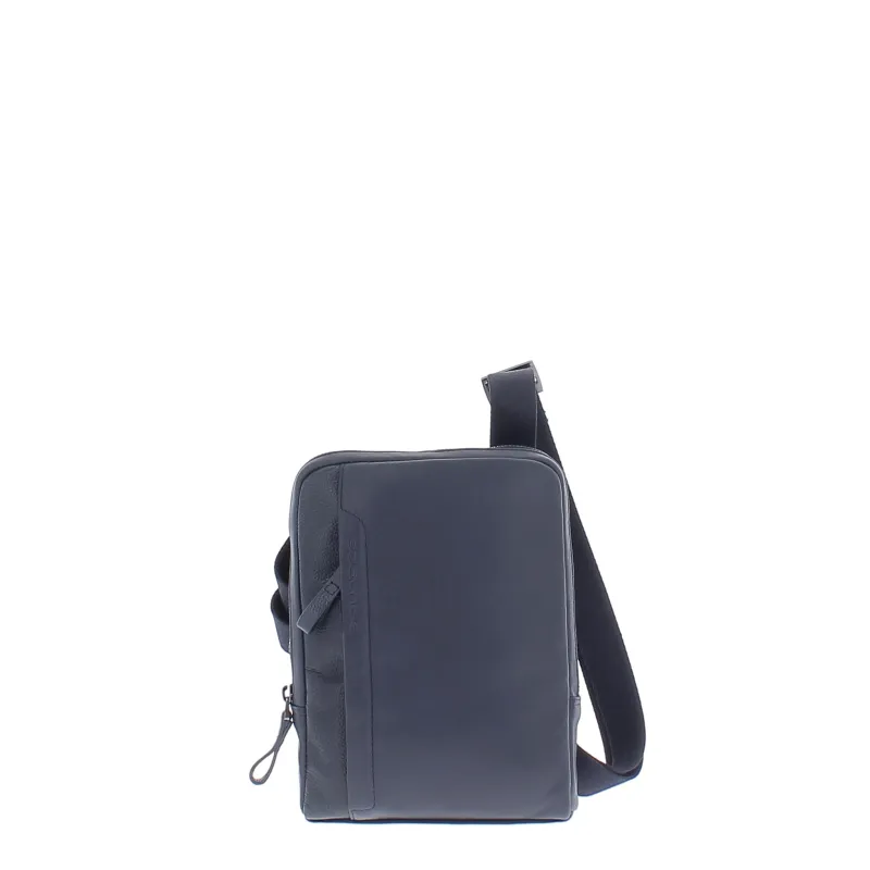 Piquadro Pan iPad mini crossbody bag, blue