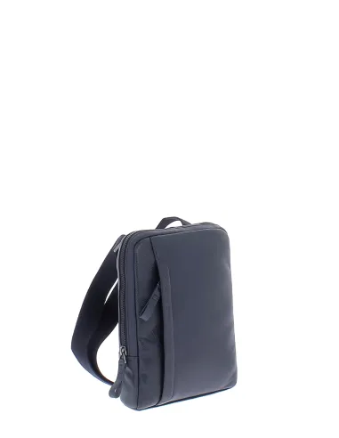 Borsello piccolo in pelle Piquadro, blu