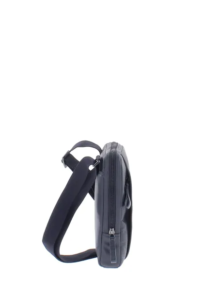 Borsello piccolo in pelle Piquadro, blu