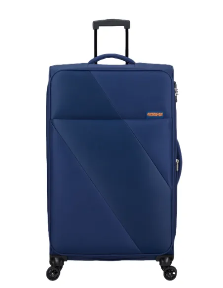 American Tourister Sun Break large expandable trolley, blue