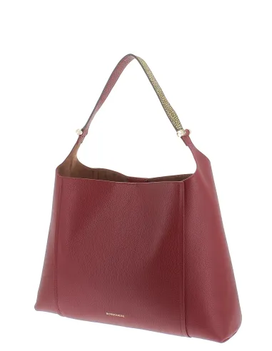 Borbonese Damen-Schultertasche mit...