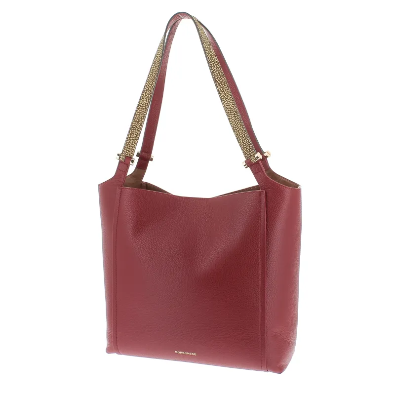 Shopping in pelle Borbonese, Bordeaux-OP Naturale 2